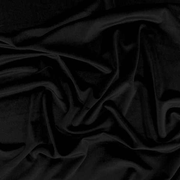 Stretch Velvet - BLACK